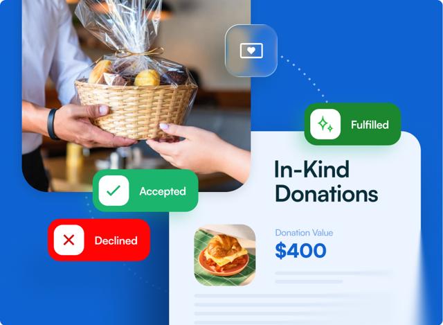 Donation Inset DonationScout | Restaurant Fundraisers and More