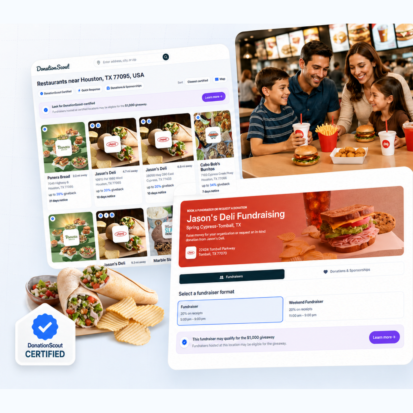 DonationScout marketplace discovery for community organizations